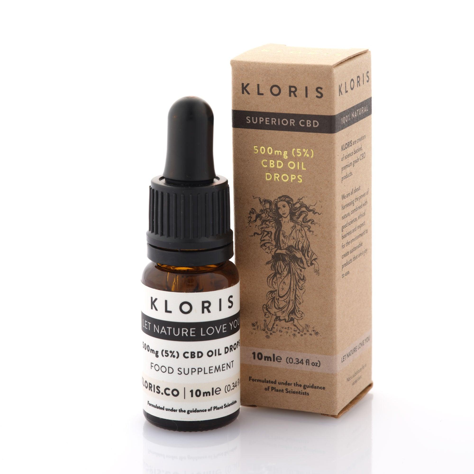 500mg CBD Oil Drops - KLORIS