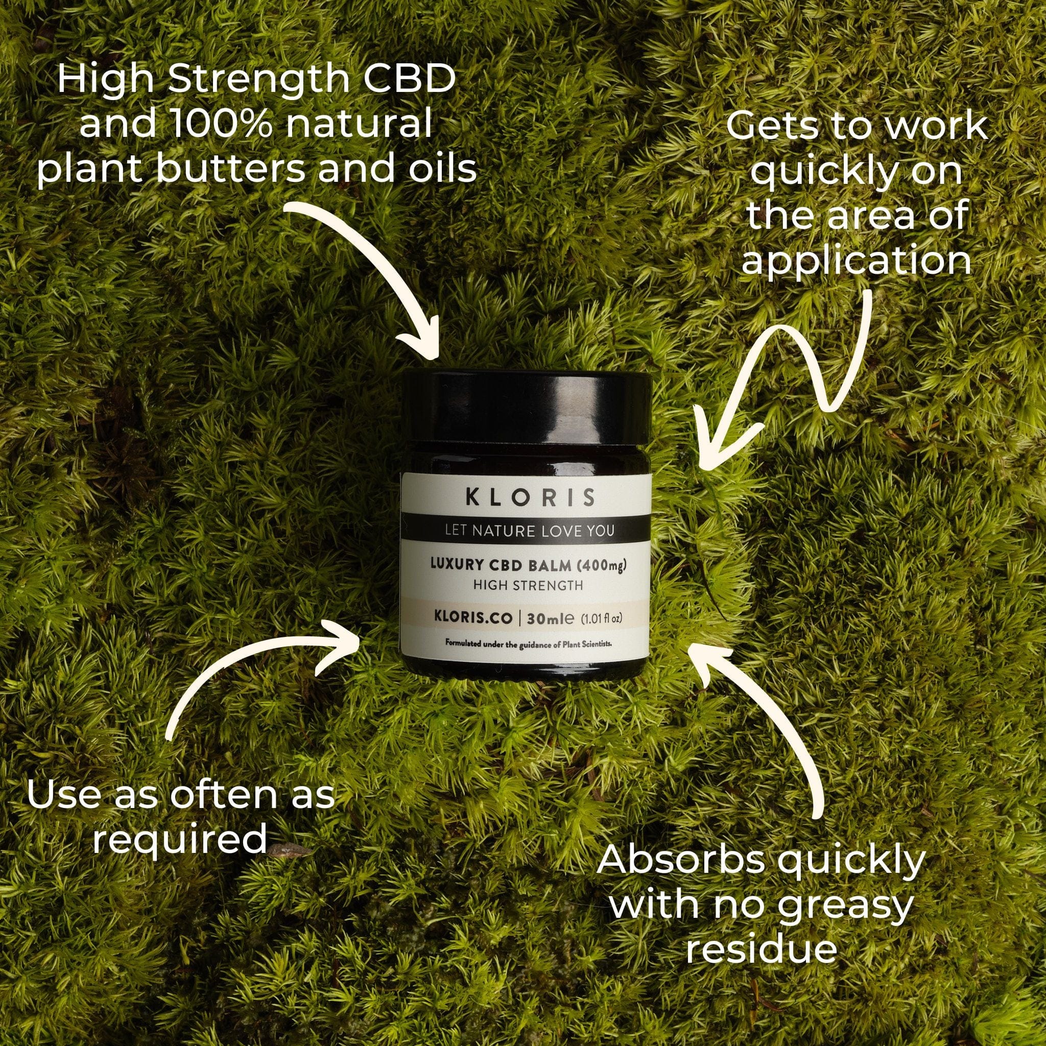KLORIS Erhebendes CBD Bade- & Körperöl – Blutorange, Vanille, Oud, Für Bad & Massage