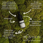 10% CBD oil features