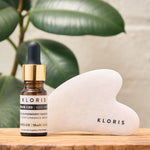 Lymphatic Drainage Facial Set - CBD Superboost Face Oil + Gua Sha - KLORIS